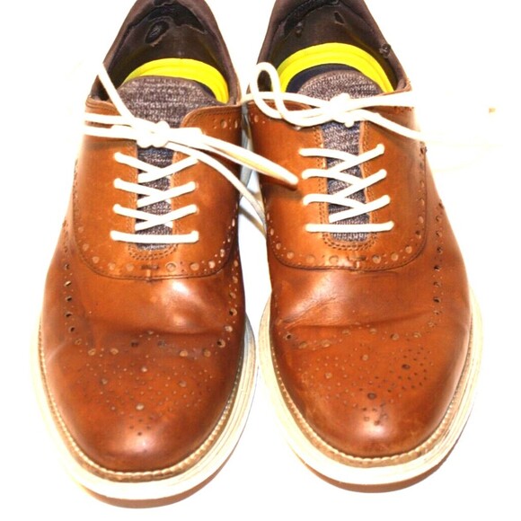 Cole Haan Original Grand Ultra Wingtip Brown Leather Oxfords Men\'s Sz 10M main image 6